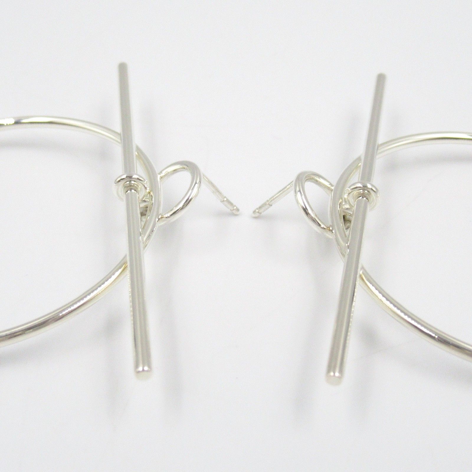 エルメス ピアス ループ MM シルバー 925 HERMES エルメス ピアス ループMM Ag925 シルバー