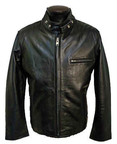 ジャーナルスタンダード/カウレザージャケット/シングルライダース/牛革 牛革 UKタイプ シングルライダースジャケット メンズ ブラック