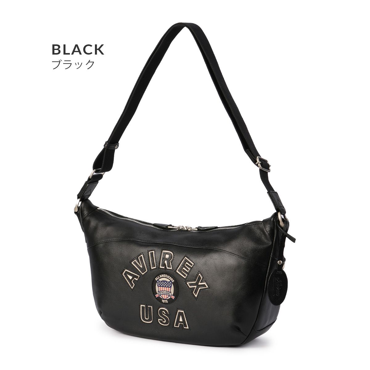 商品レビューで+5%｜アヴィレックス ショルダーバッグ メンズ ブランド レザー 本革 軽量 横型 舟形 小さめ 斜めがけ ミニ A5 ブルト リミテッドエディション AVIREX BULTO LIMITED EDITION AVX5650 アヴィレックス ショルダーバッグ メンズ ブランド レザー 本革 軽量