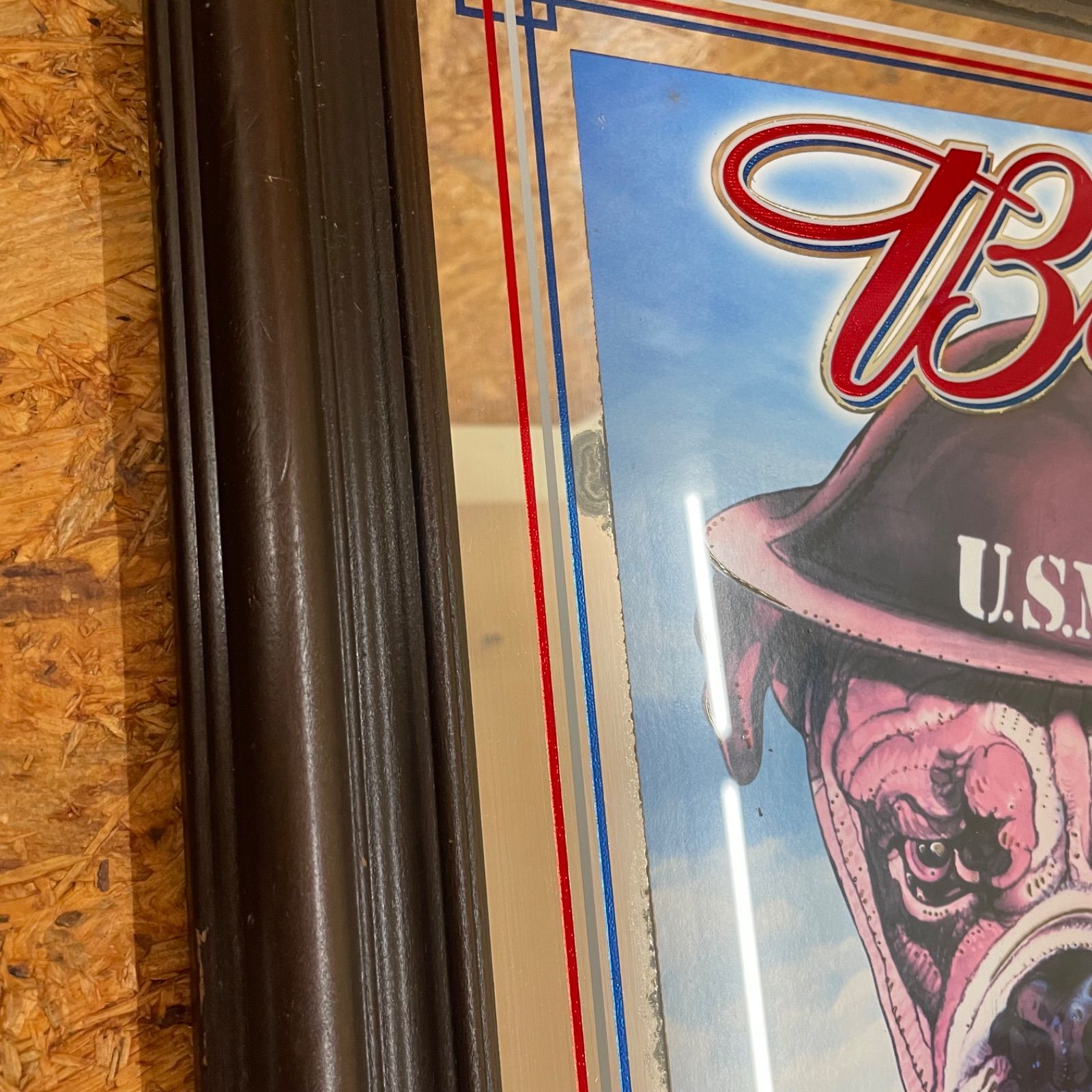 非売品☆BUDWEISER 98年 アメリカ製 パブミラー シリアルナンバー入 Budweiser バドワイザー パブミラー - メルカリ