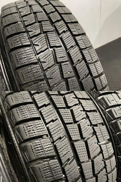 【DUNLOP WM01 185/55R15】スタッドレス【EUROBAHN 15インチ 6J4HPCD98+35】バリ溝 フィアット500 チンクエチェント等　(MTC515)クレジットカード QRコード決済可能 DUNLOP WM01 185/55R15】スタッドレス【EUROBAHN 15インチ 6J4HPCD98+