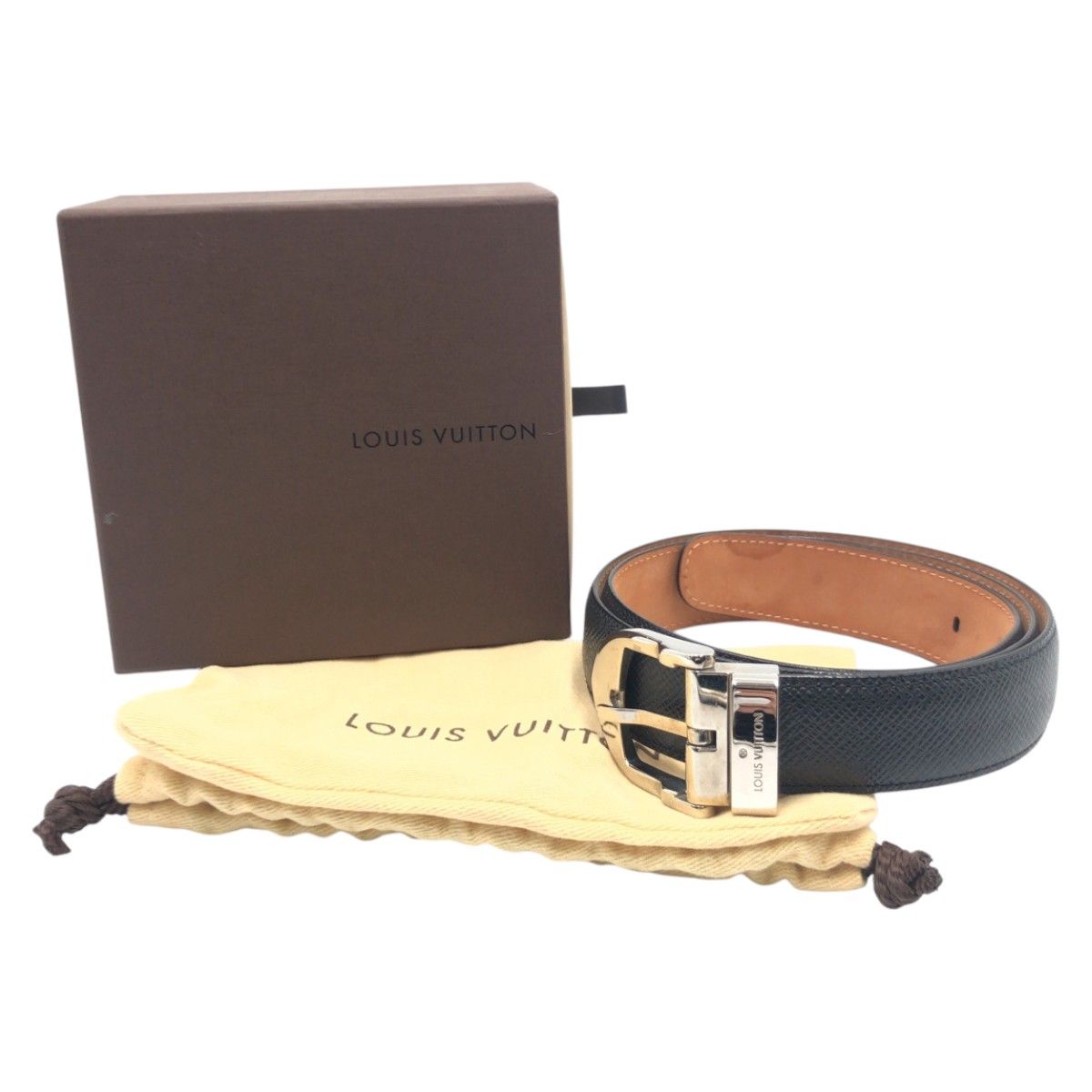 美品 LOUIS VUITTON ルイヴィトン サンチュールクラシック ブラック 黒 