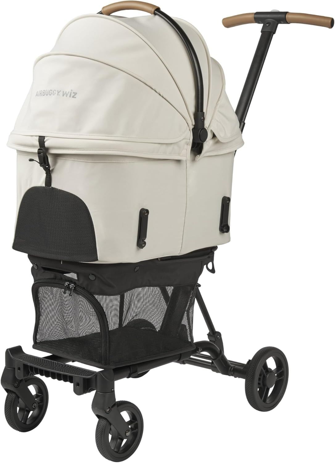 エアバギー AIRBUGGY WIZ X ウィズエックス パールホワイト 白 PEARL WHITE 犬猫用 ペットカート バギー 折りたたみ 軽量 コンパクト 正規品 小型犬 中型犬 多頭飼い お出かけ 散歩 通院 旅行 おしゃれ