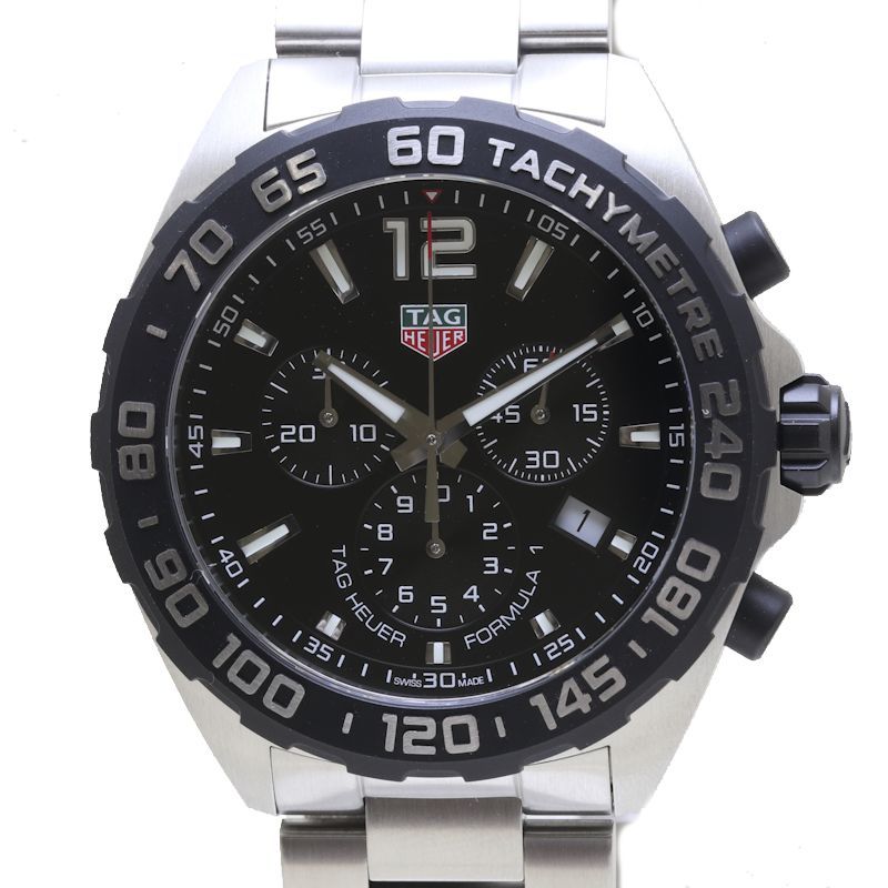 TAG HEUER タグホイヤー フォーミュラ１ クロノグラフ CAZ1010.BA0842【'24年８月購入】ステンレススチール  メンズ /39591 ☆未使用【腕時計】