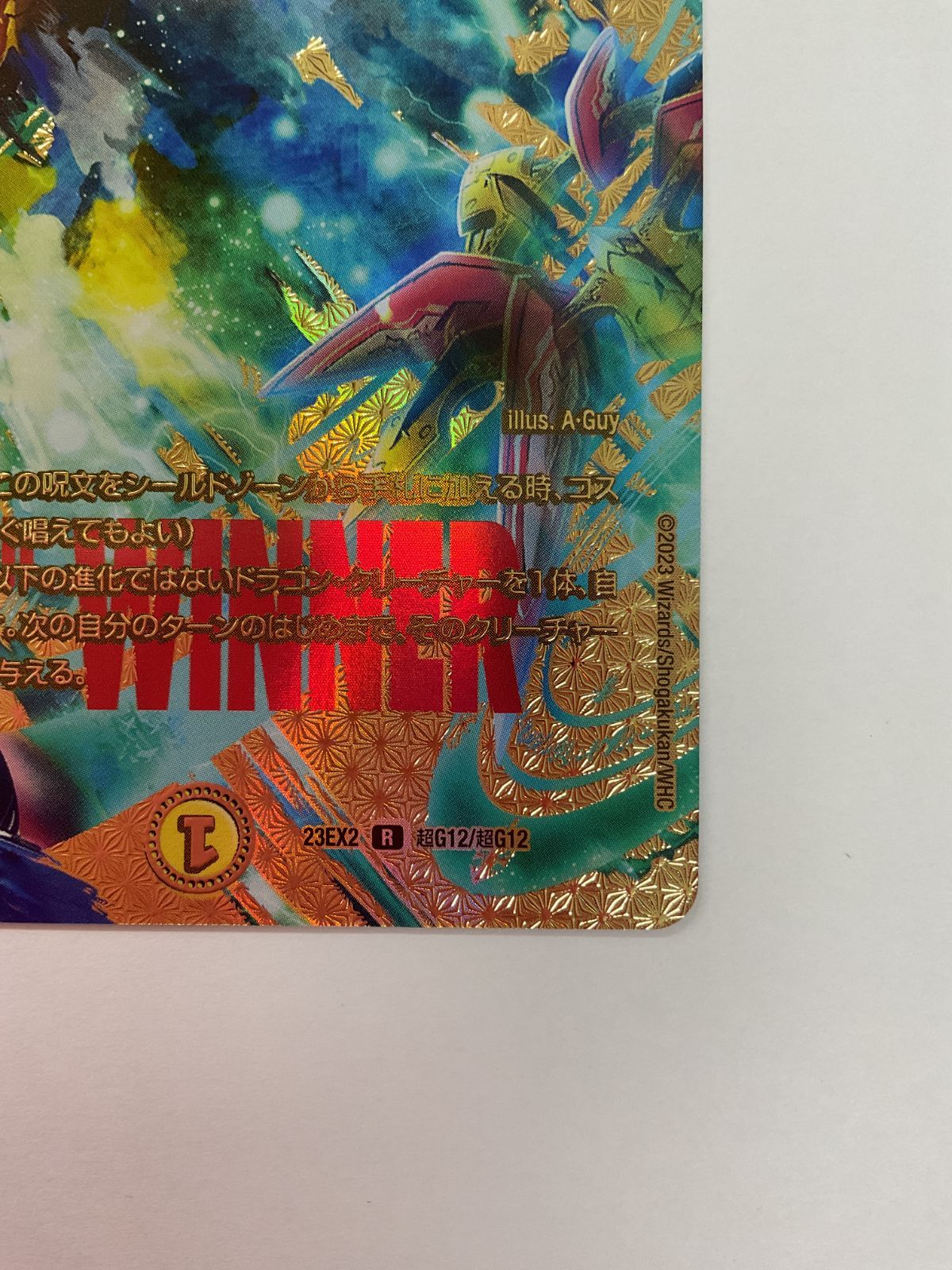 078[PK]Y1986(カード) ドラゴンズ・サイン 23EX2 R 超G12/超G12 やや傷