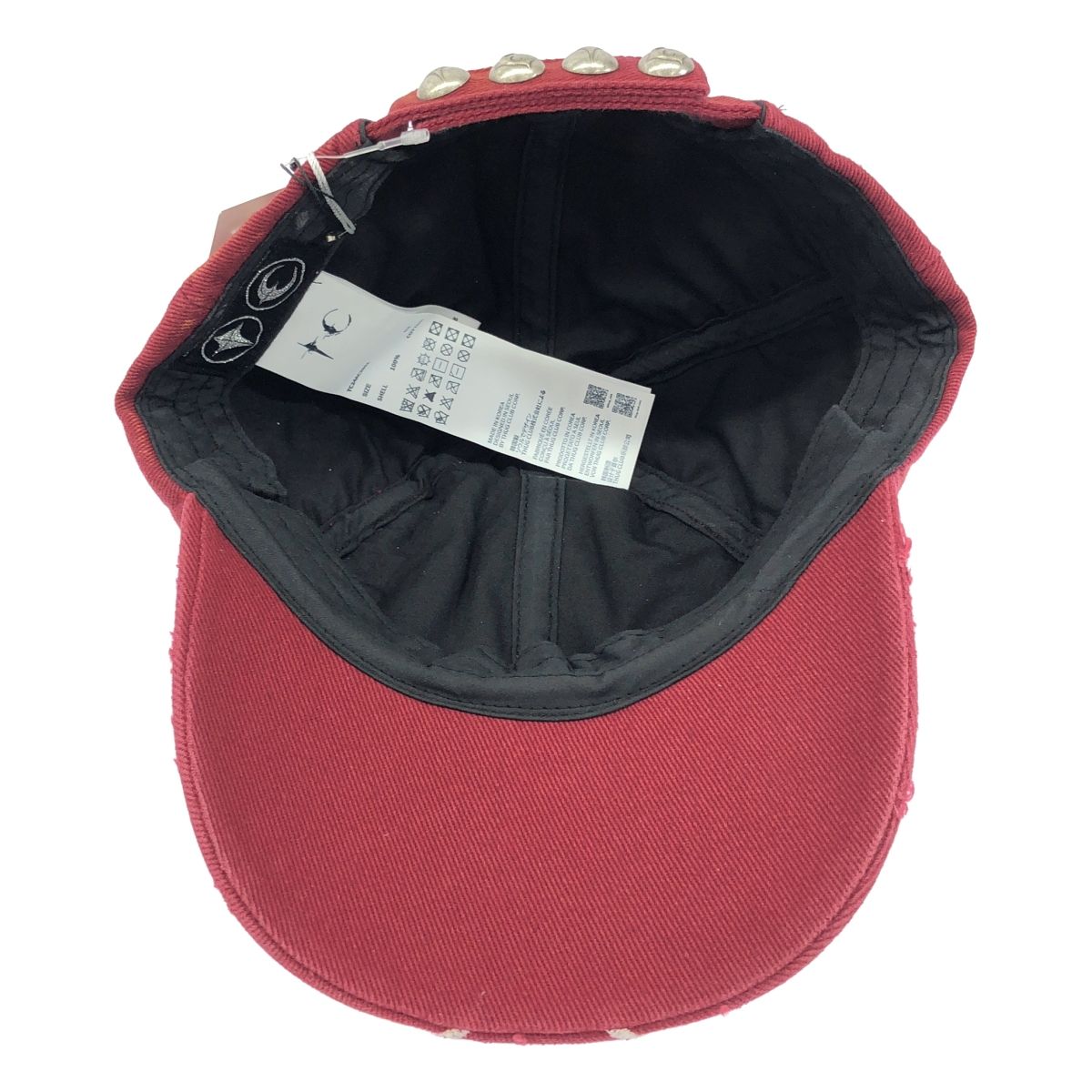 THUG CLUB サグクラブ 24AW CHOPPER CAP キャップ TC24AC2001 レッド 