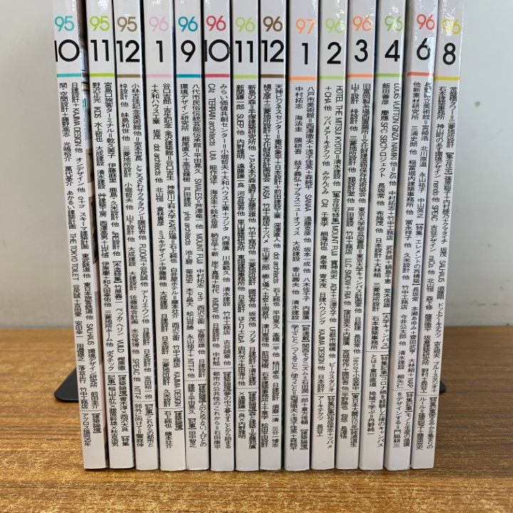 新建築　バックナンバー　まとめ売り △01)【同梱不可】新建築 2020年～2022年 まとめ売り14冊セット