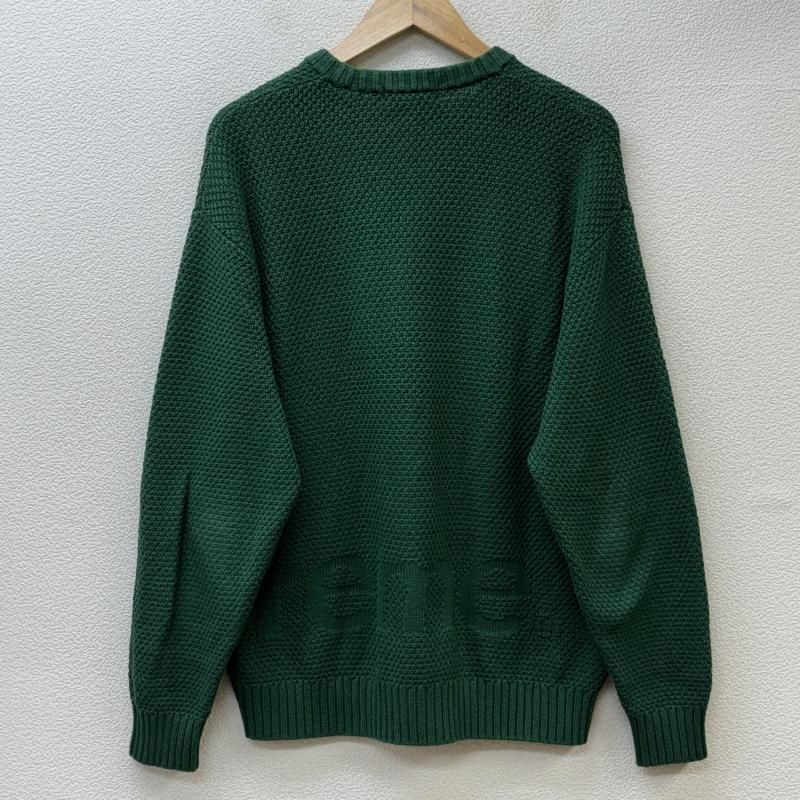 Supreme シュプリーム ニット、セーター 長袖 20AW Textured Small Box Sweater スモールボックス ロゴ  クルーネック - メルカリ