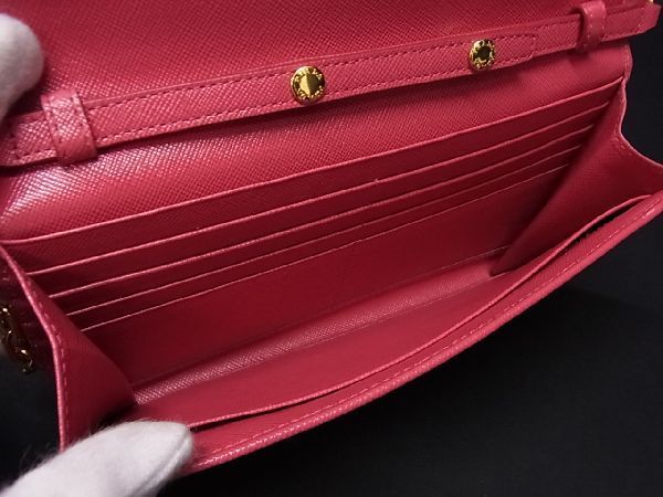 □新品同様□ PRADA プラダ サフィアーノレザー 2WAY チェーン