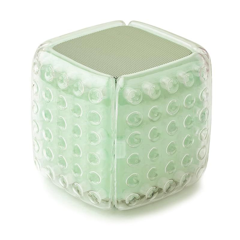 スマリー(SMALY) AIR mini SPEAKER 耐衝撃 スピーカー Bluetooth搭載 USB充電式 ストラップ付き グリーン YNG-AIR1(LGR)