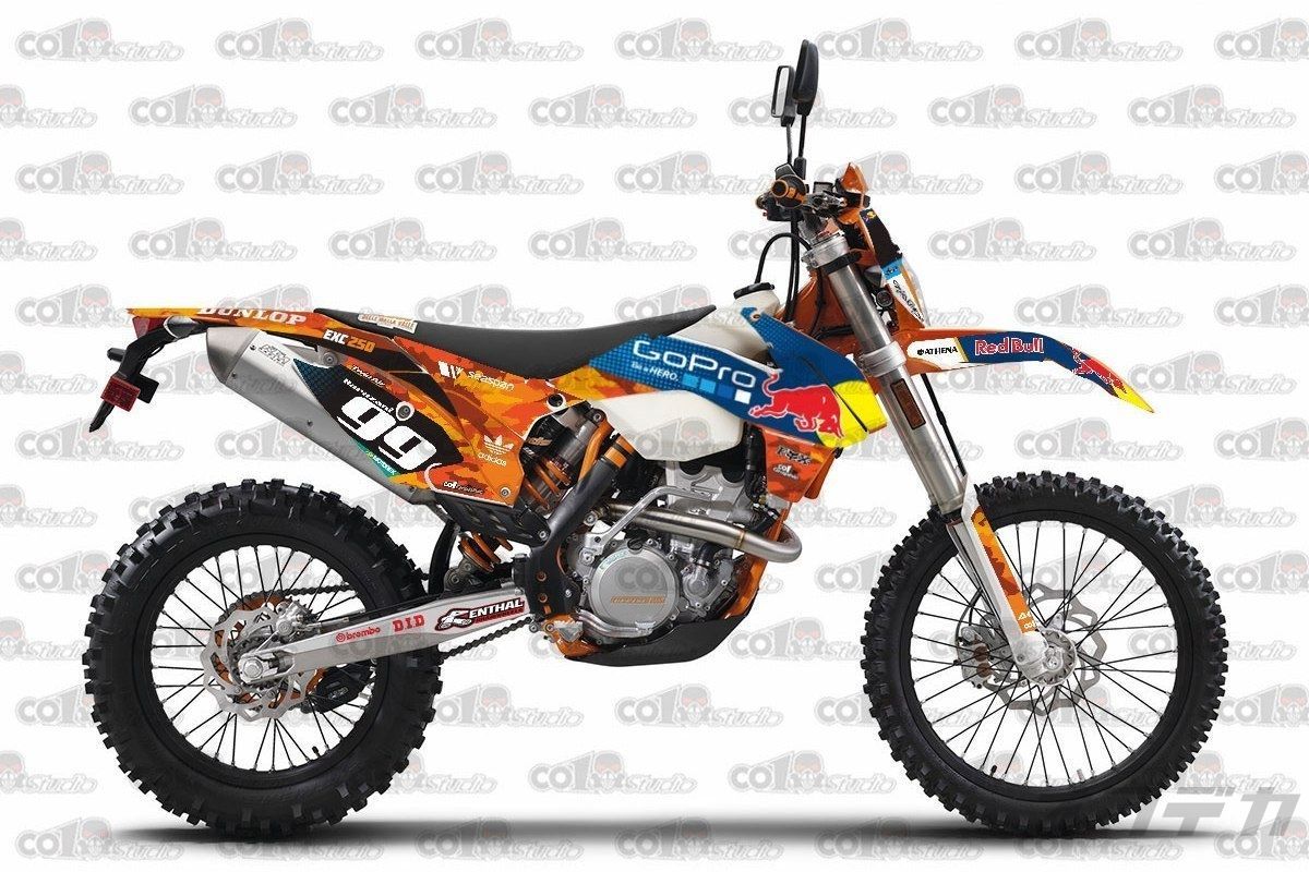 2014-2016 KTM EXC EXCF XCW XCFW デカール ステッカー フル