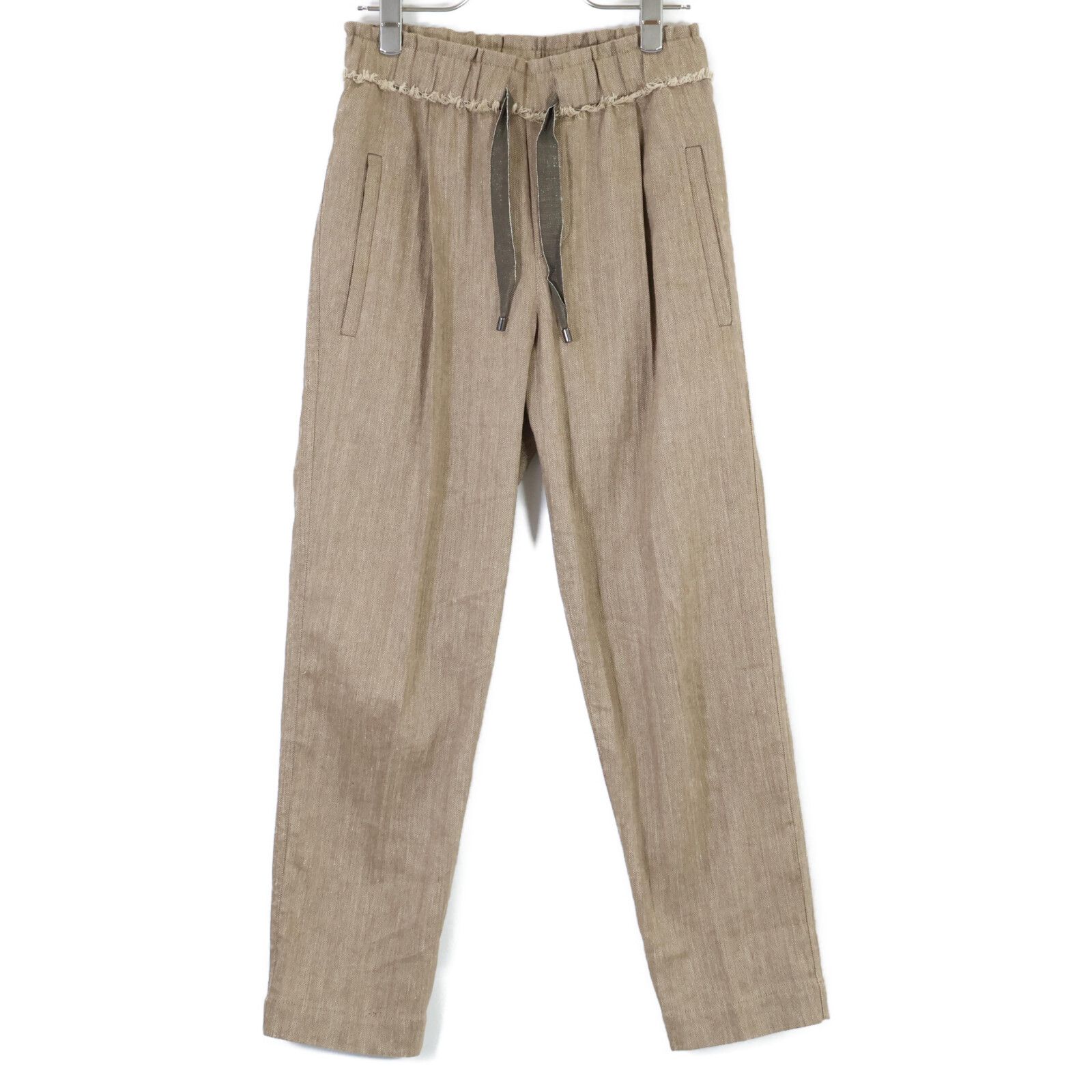 セールでお得！★BRUNELLO CUCINELLI★コットンリネン パンツ Brunello Cucinelli Women's Pleated Pants | A.K. Rikk's