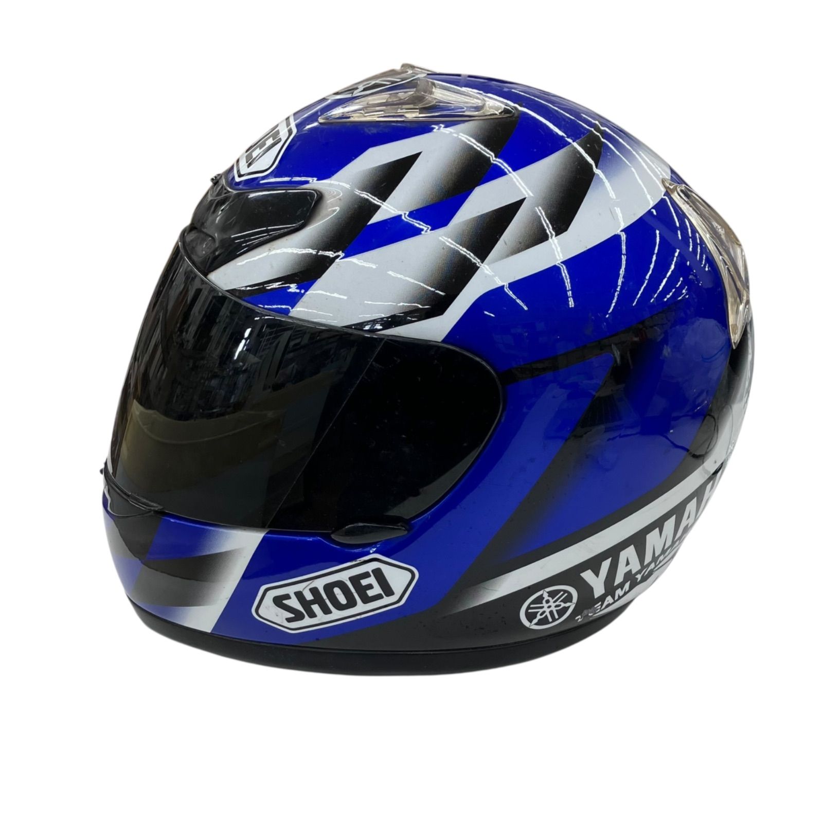 186003 現状品 SHOEI フルフェイスヘルメット ブルー Sサイズ
