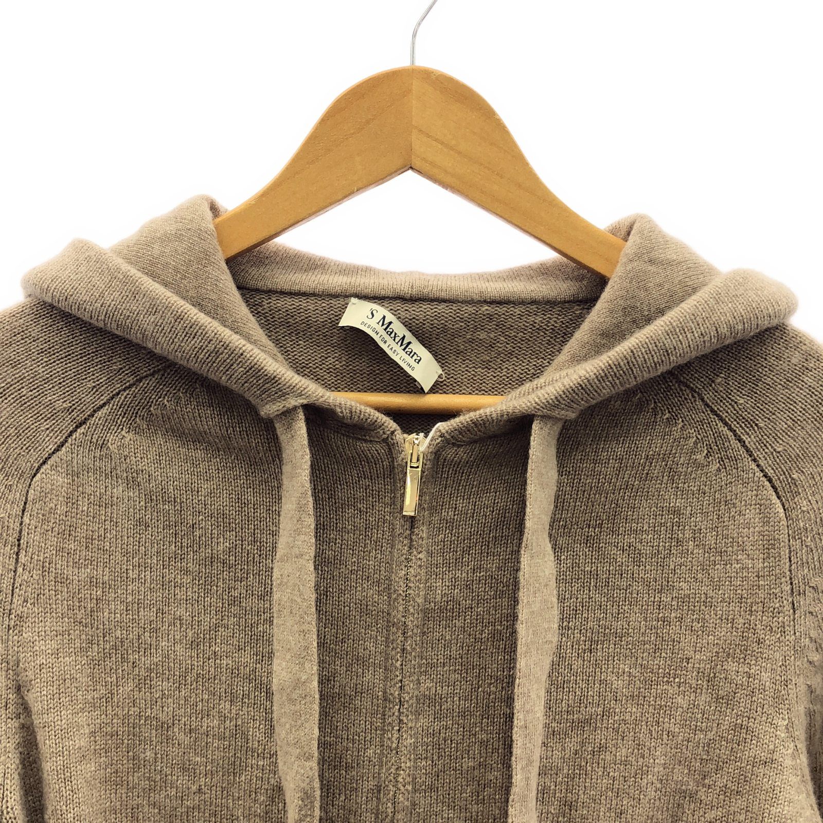 S Max Mara エス マックスマーラ ニットパーカー ウール カシミヤ