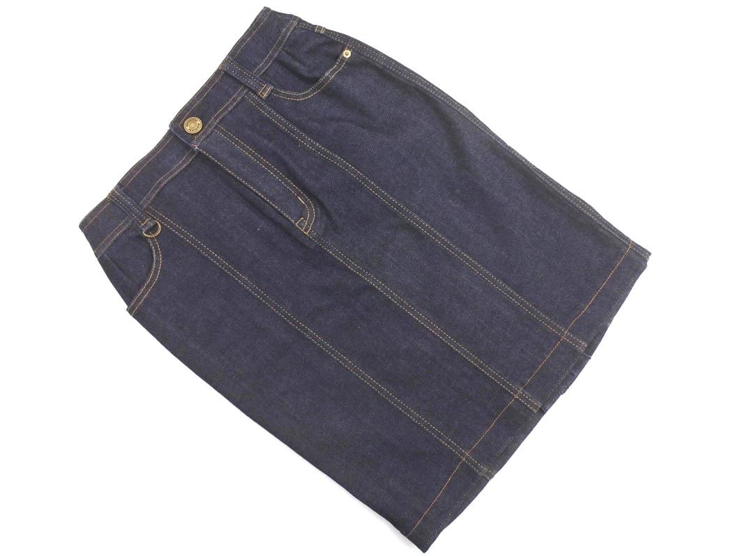 BURBERRY バーバリー LONDON タイト デニムスカート size38/濃紺