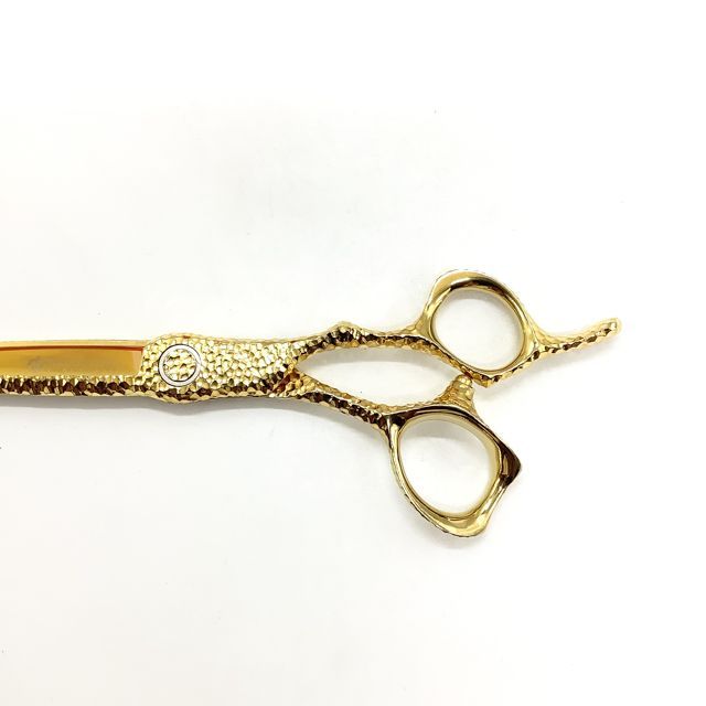  ミズタニシザーズ ミズタニシザー 槌目 ACT-1 6.7 黄金色 シザー オフセット 理容 美容ハサミ 美容師 理容師 右利き 6.7インチ sc 2542 シザー 散髪用品