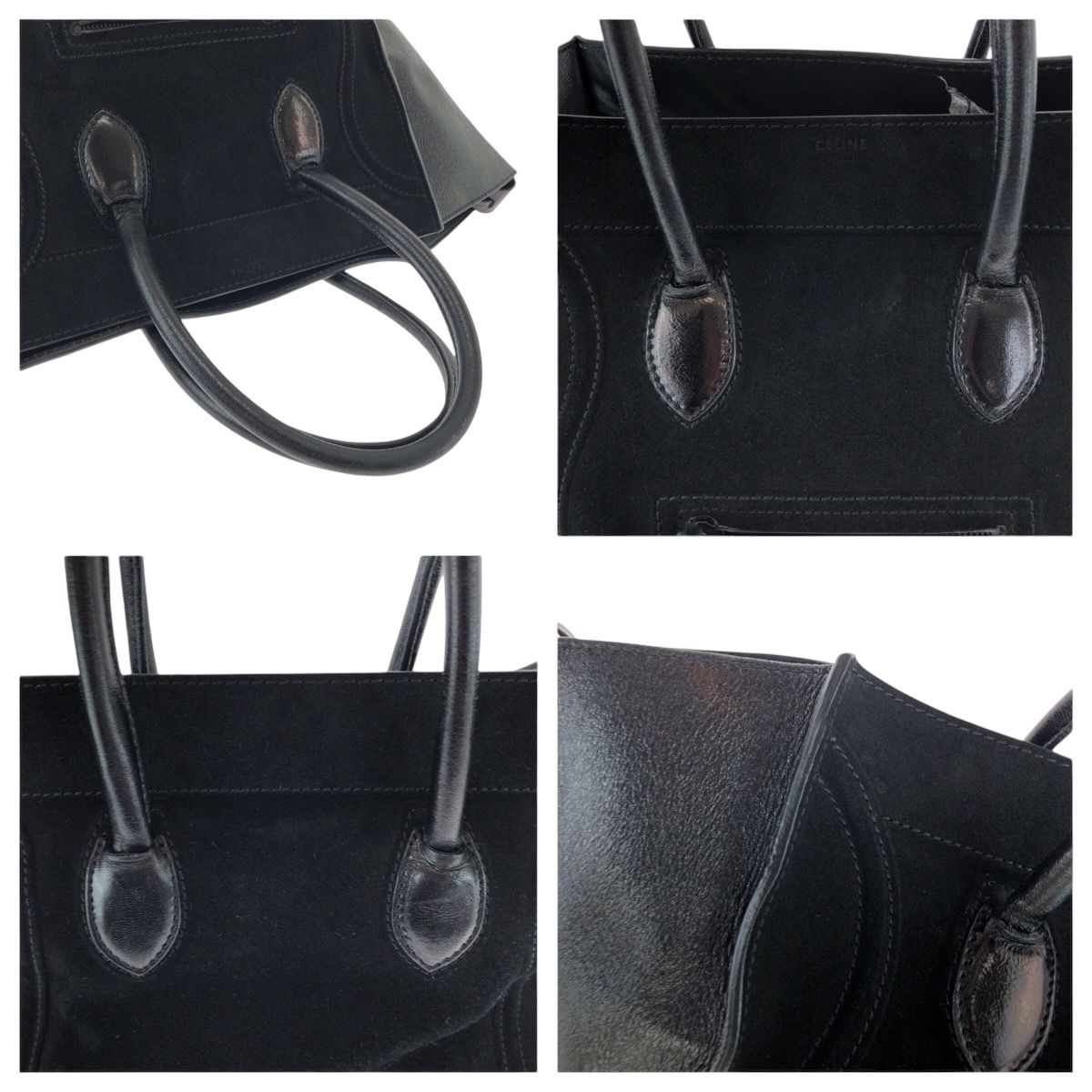 CELINE セリーヌ ラゲージ ファントム ブラック 黒 ブラック金具