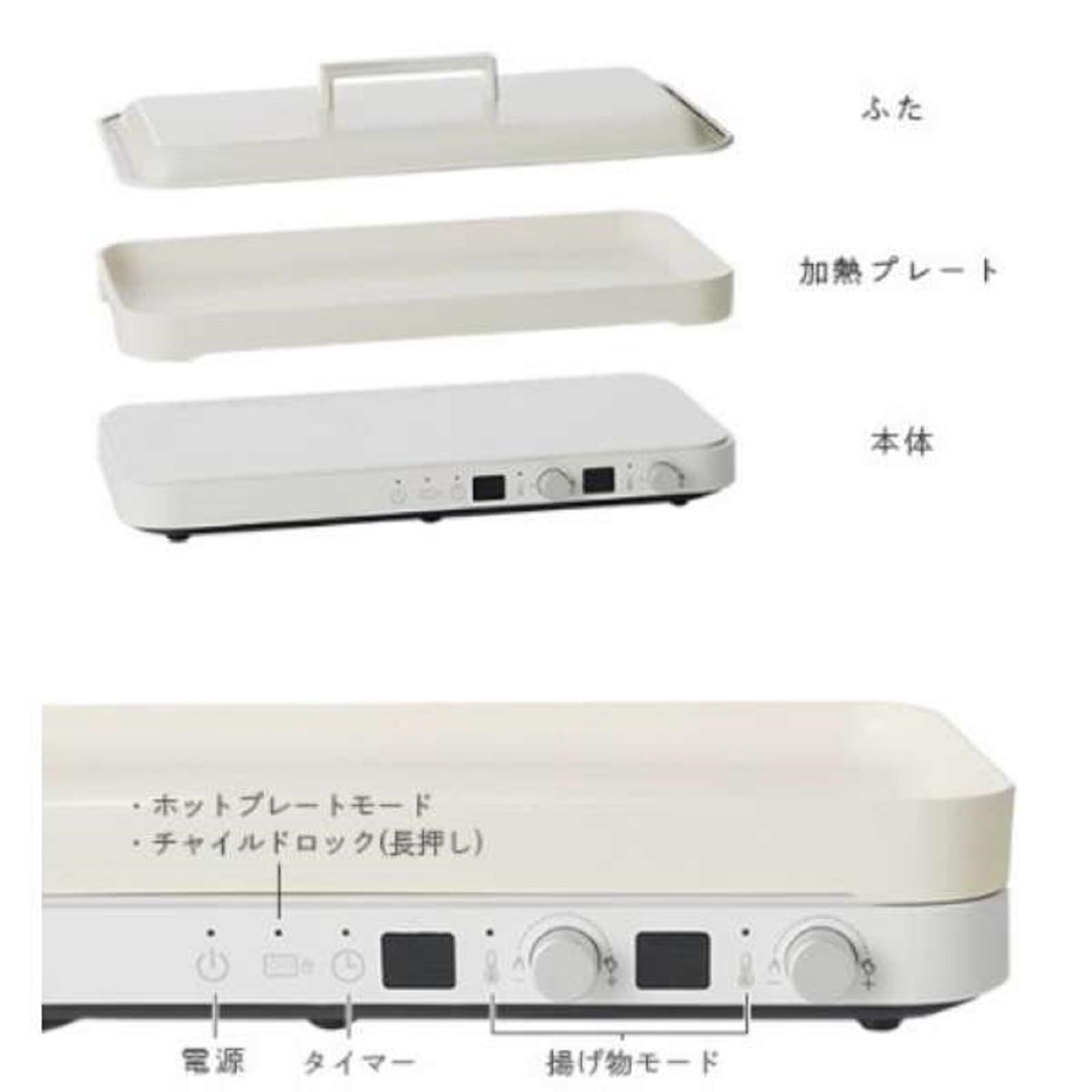 アビテラックス IHホットプレート AIH-HP 国内メーカー IH機能付き 卓