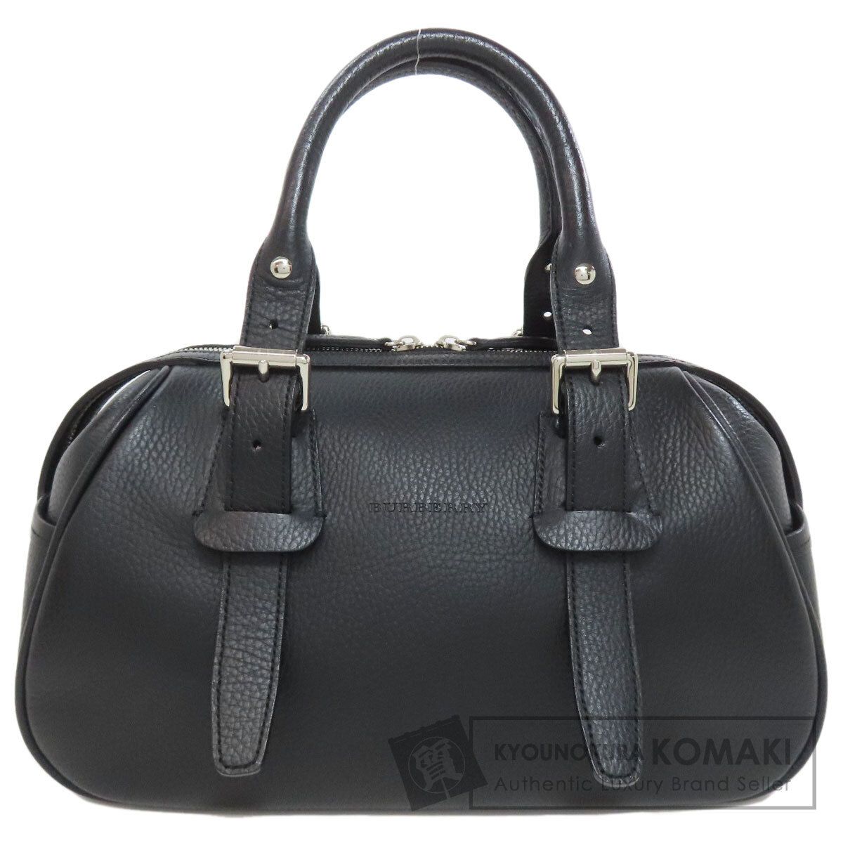 希少品】BURBERRY キャンバス レザー ボストンバッグ イタリア製