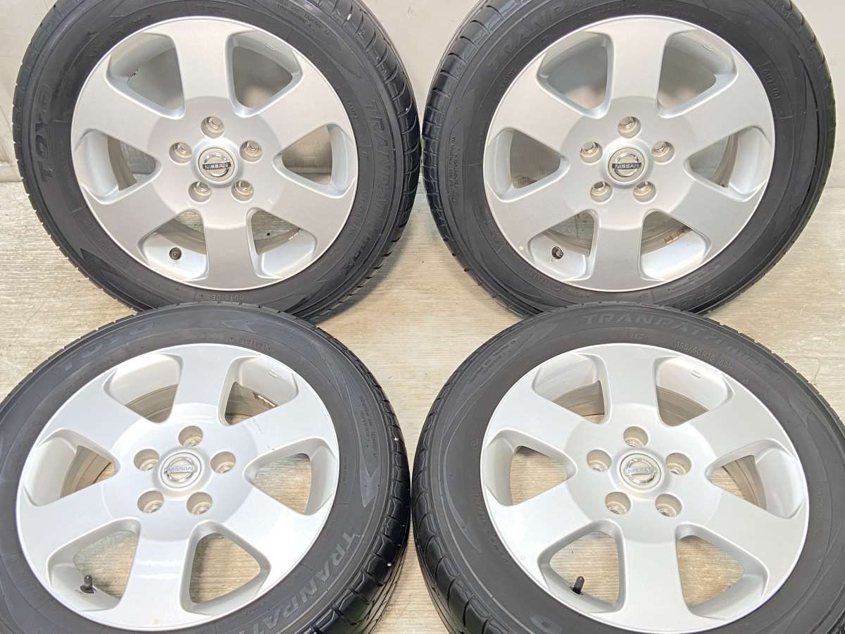 195/60R16 トーヨータイヤ トランパス MPZ 日産純正 16x6.0 45 114.3-5穴 中古タイヤ サマータイヤ ホイールセット  4本セット s16240904041 - メルカリ