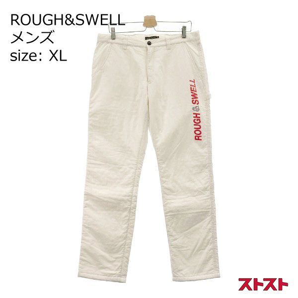 ROUGH&SWELL ラフアンドスウェル RSM20265 中綿 ロングパンツ ホワイト