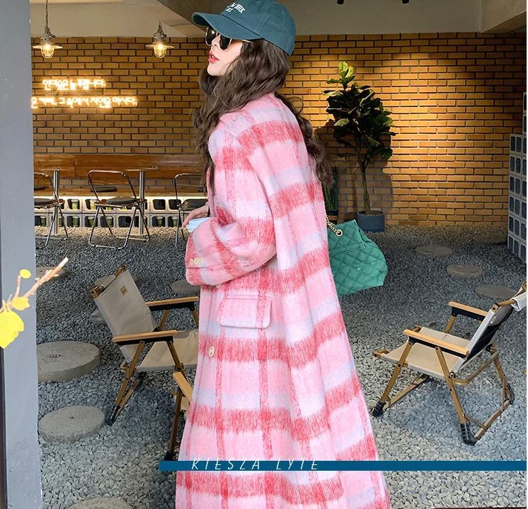 素敵 チェック コート ジャケット ロング丈 モード【0920