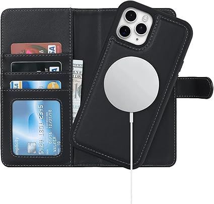 【在庫処分】Ｈａｖａｙａ いphone12 pro ケース 手帳型 Magsafe 対応 いphone12 ケース いphone12 pro ケース マグセーフ 【分離式2in1】 カード収納 ワイヤレス充電対応(アイフォン12 /あいふぉん12プロ/
