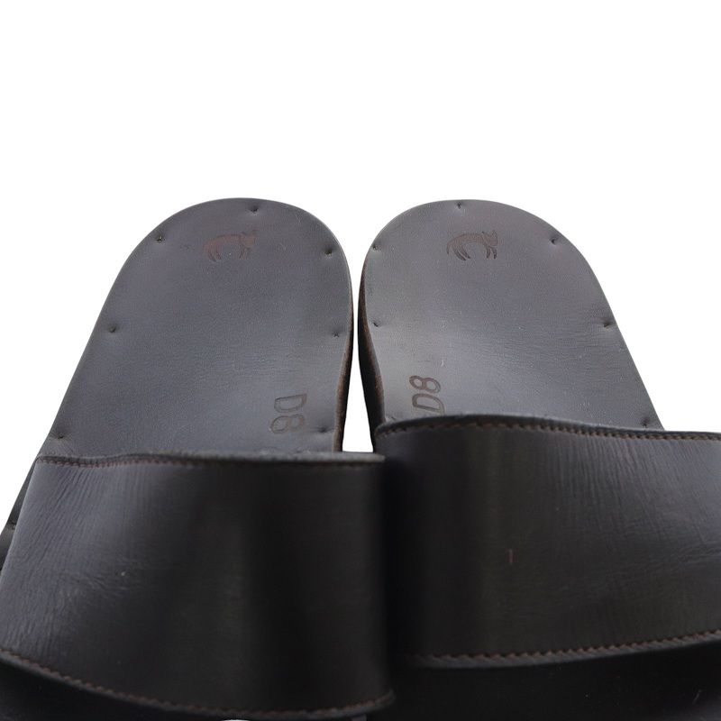 ユッタニューマン D8 HERMES BIRK SOLE ユッタニューマン JUTTA NEUMANN HERMES+birkレザーサンダル D8