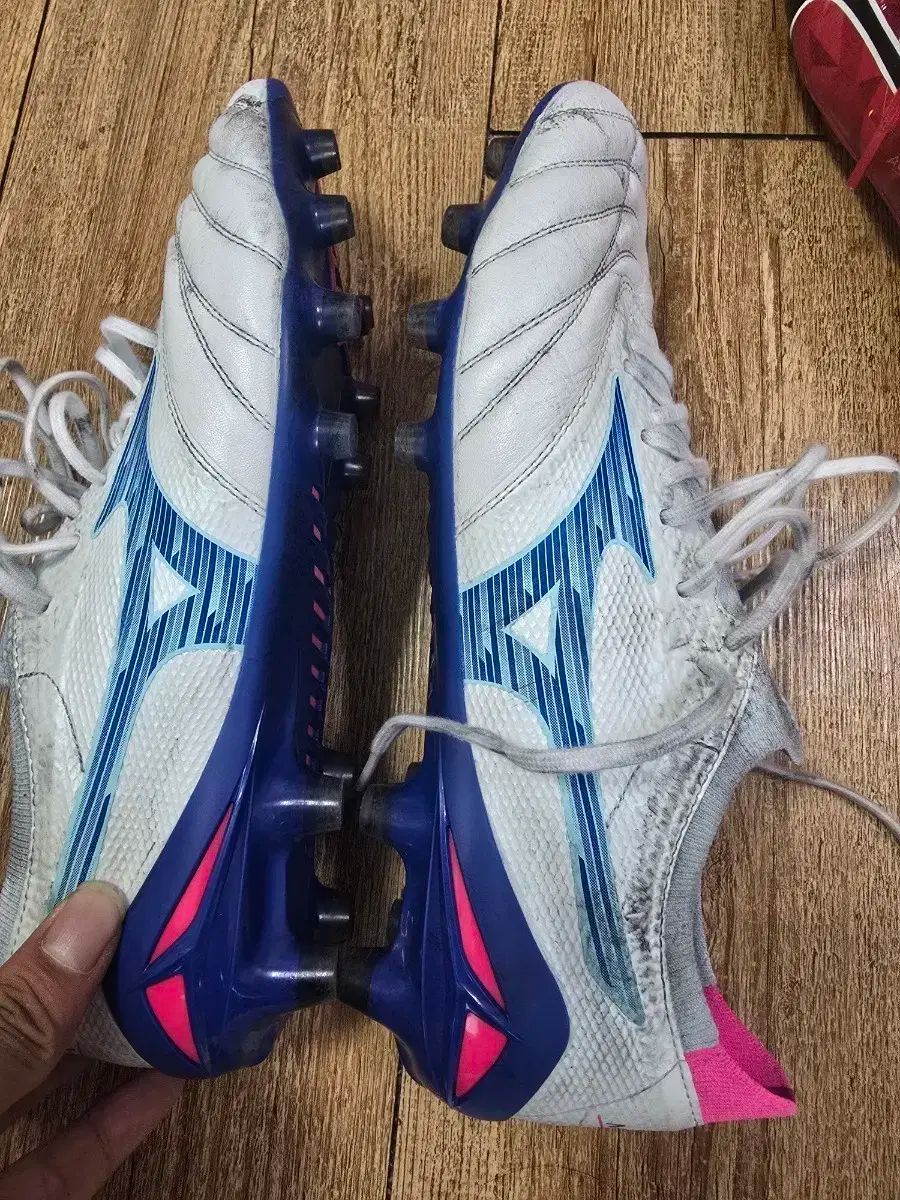 Mizuno ミズノ サッカーシューズ ホワイト|ブルー 265