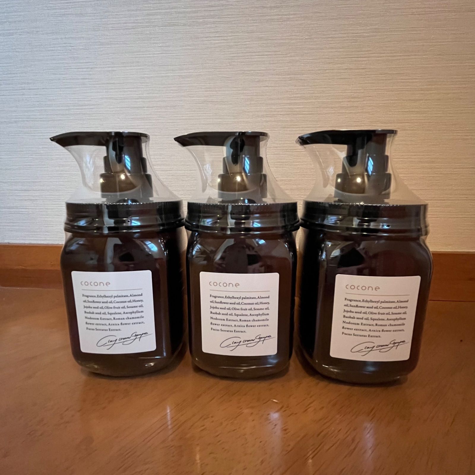 cocone クレイクリームシャンプー 3本セット cocone クレイクリーム