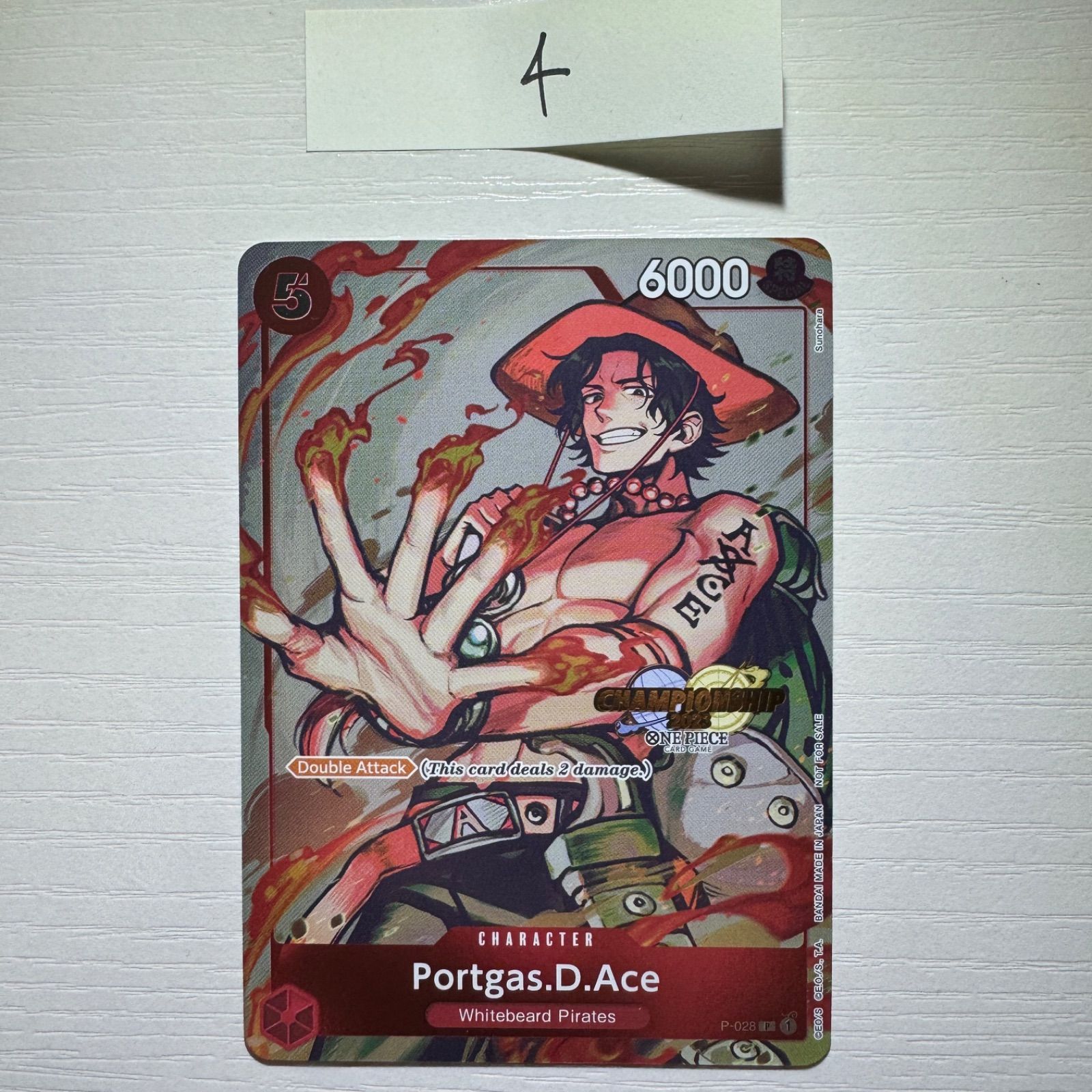 PSA10 Ace Overseas Championship One Piece Card | eBay