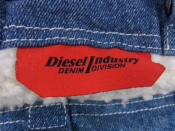 □新品□未使用□ DIESEL ディーゼル デニム×ボア リバーシブル 2WAY