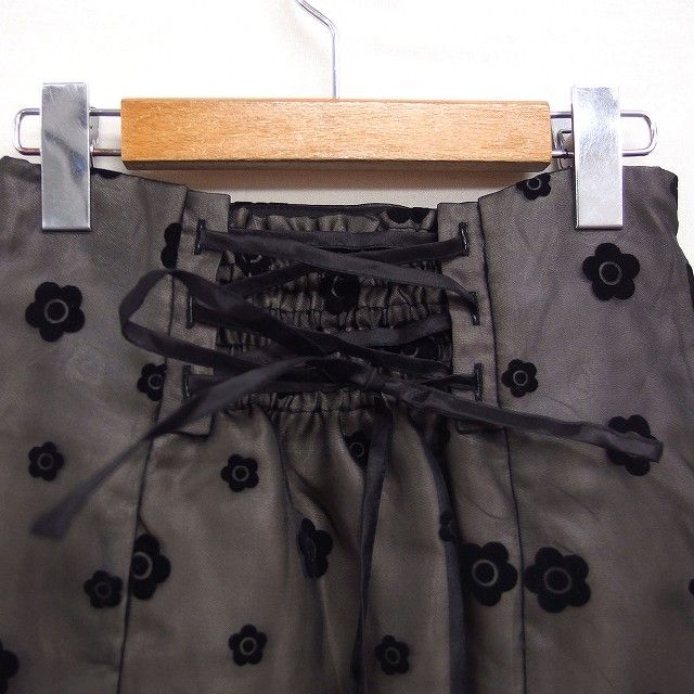 マーキュリーデュオ MARY QUANT ミニスカート フレアスカート MERCURYDUO スカート 「MARY QUANTコラボ」デイジーフロッキー