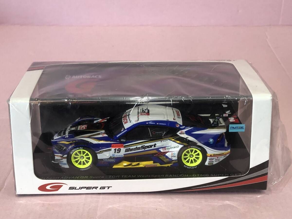 ★スパーク 1/43 ウェッズスポーツ アドバン GR スープラ TGR BANDOH 2022 スーパーGT GT500#19 未使用品 smmini082104