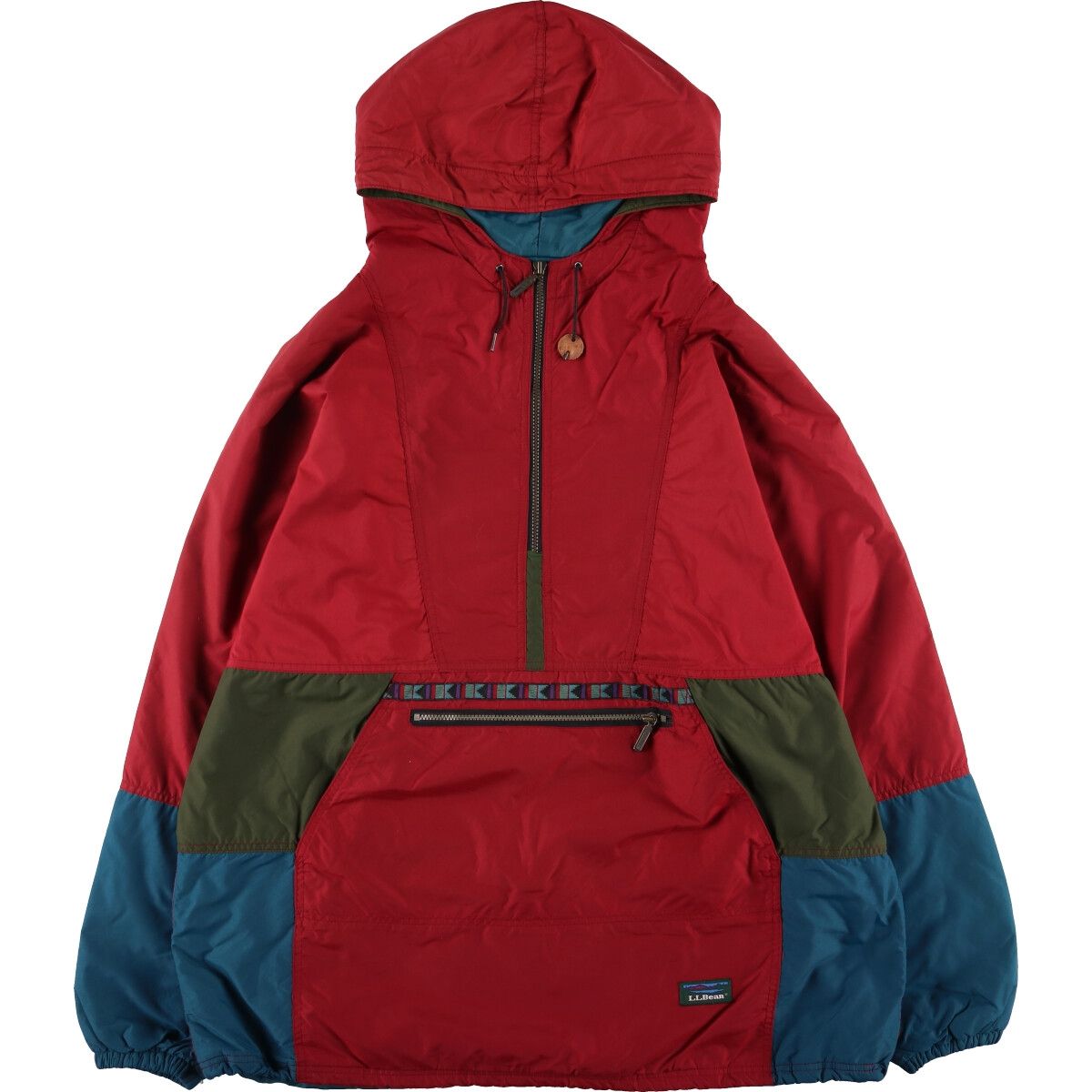 ✨L.L.Bean✨アノラックパーカー チロリアン 中綿 切替 90s USA製