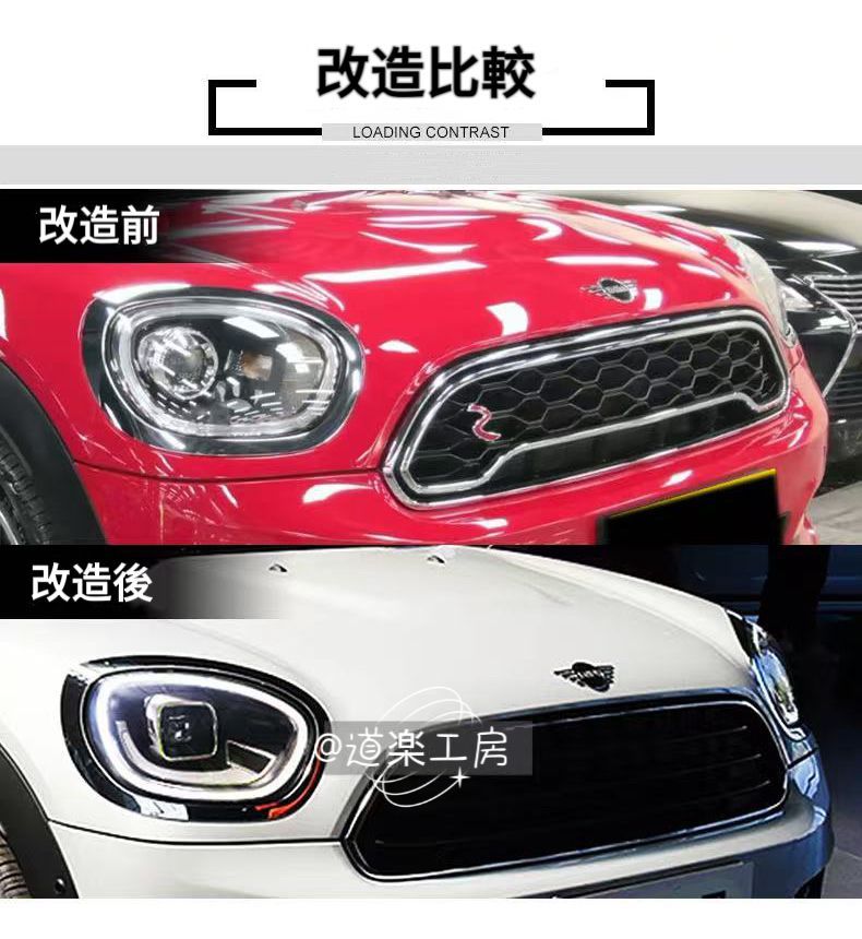 LEDプロジェクター搭載 カスタムヘッドライトユニット