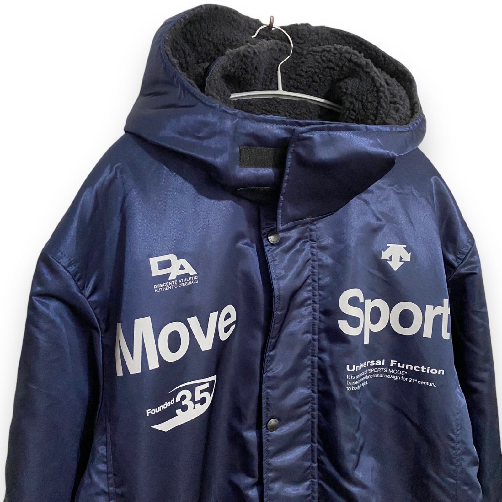 DESCENTE デサント ネイビー ベンチコート メンズ アウター スポーツ 