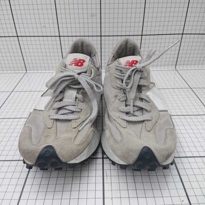 ◇ Θ New Balance 327 スニーカー グレー系×ホワイト系 26cm