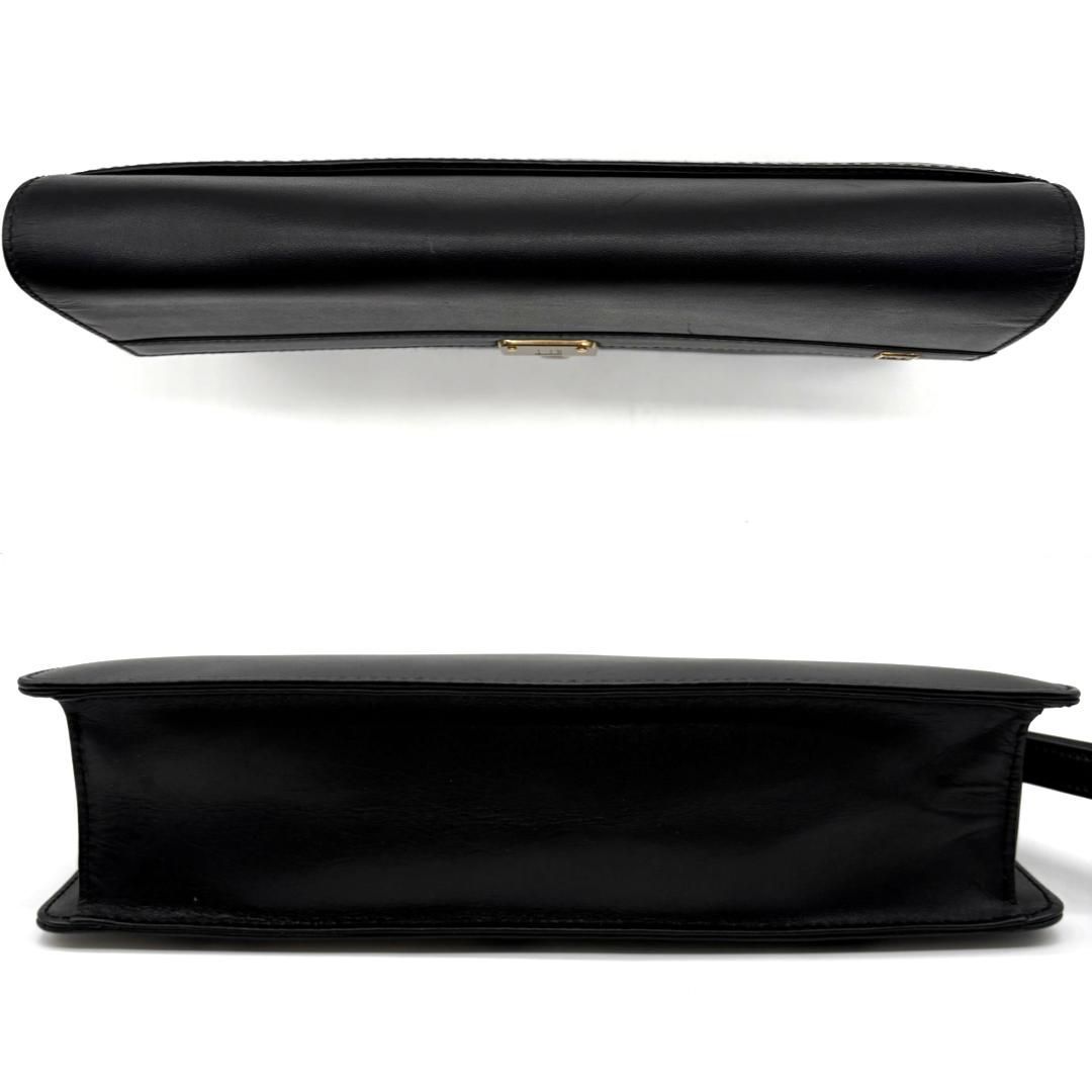 極美品！タグ付！dunhill メッセンジャーバッグ　牛革　ブラック　レザー ダンヒル(dunhill) 中古 メッセンジャーバッグ | 通販・人気