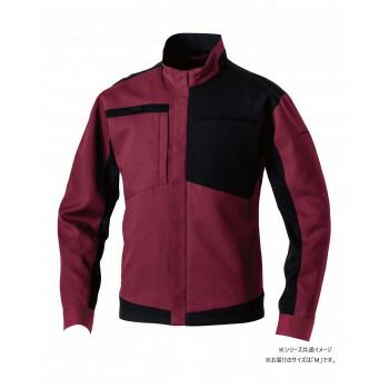 桑和 9522-00 長袖ブルゾン Mサイズ ボルドー(64) SOWA