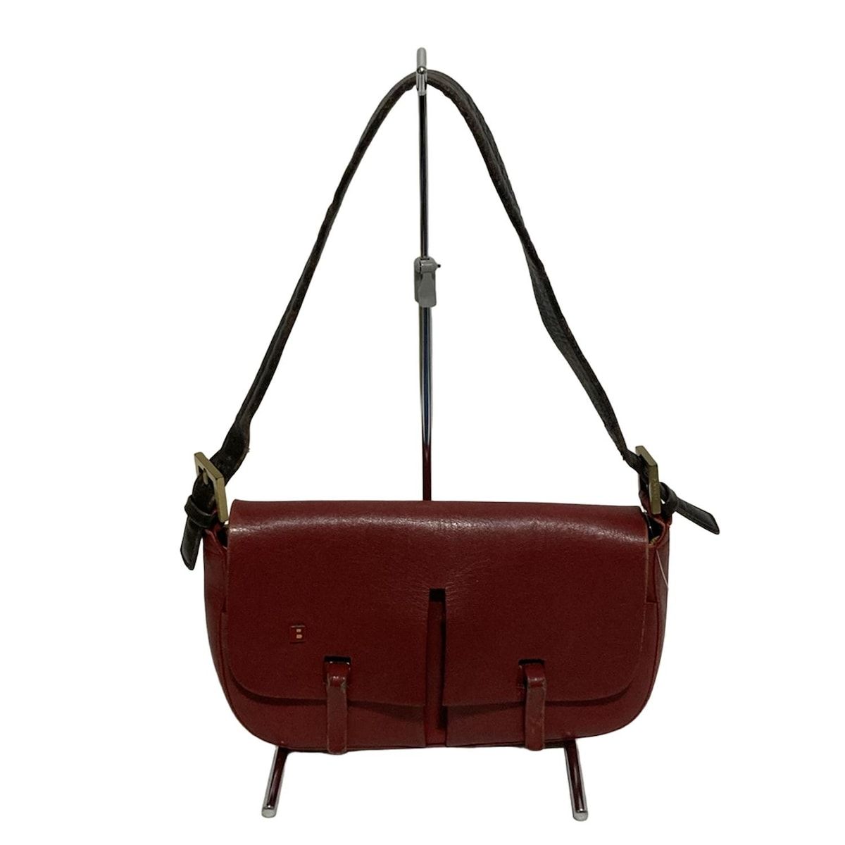 BALLY ダークブラウン ショルダーバッグ