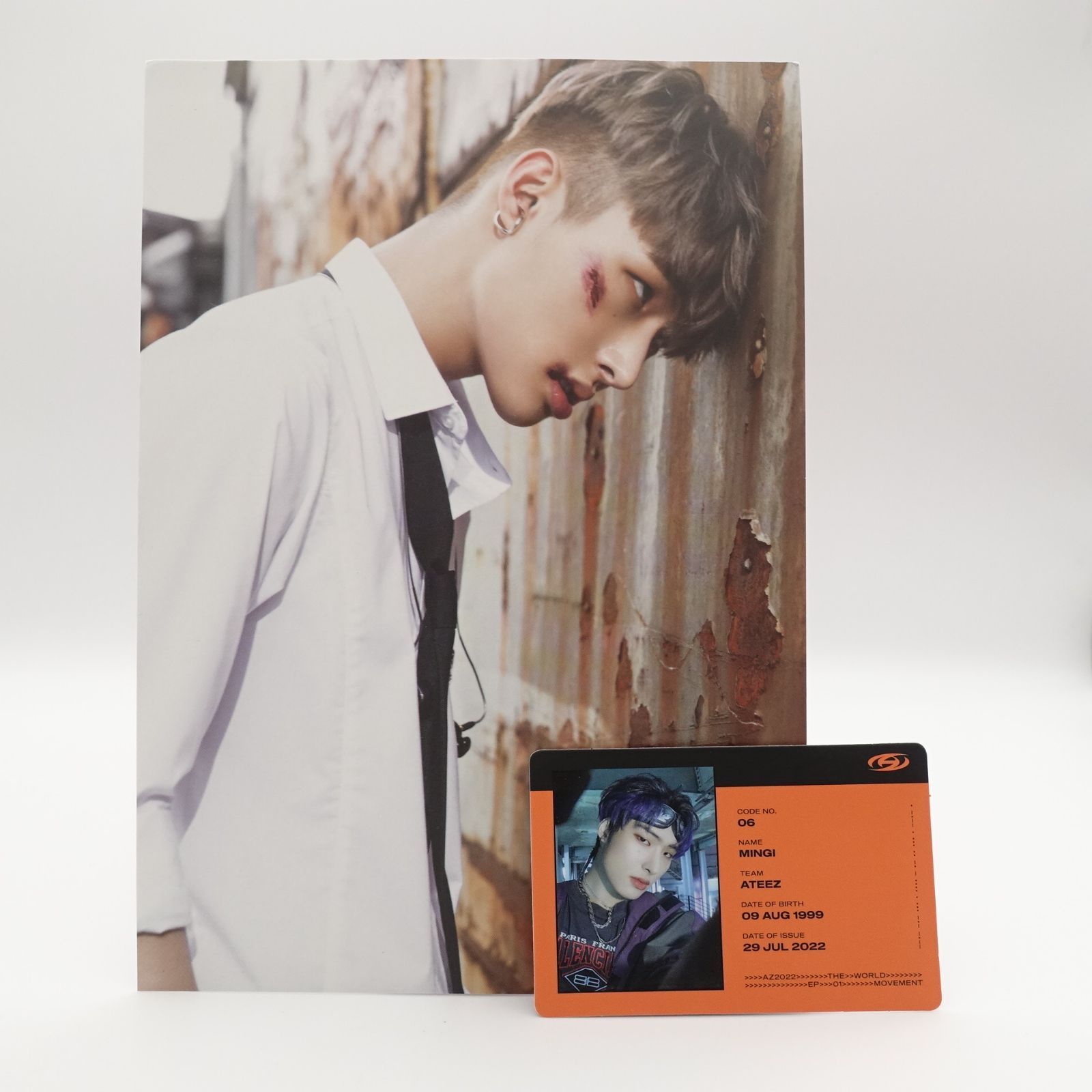 ATEEZ ミンギ トレカ ZERO : FEVER Part.1 ATEEZ ミンギ ID CARD ZERO:FEVER Part.1 トレカ フォト