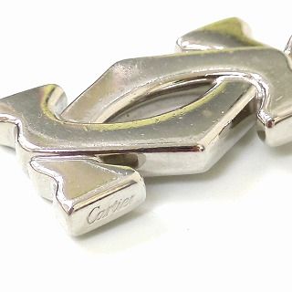 Cartier カルティエ 2C ネックレス ペンダントトップ シルバーカラー  