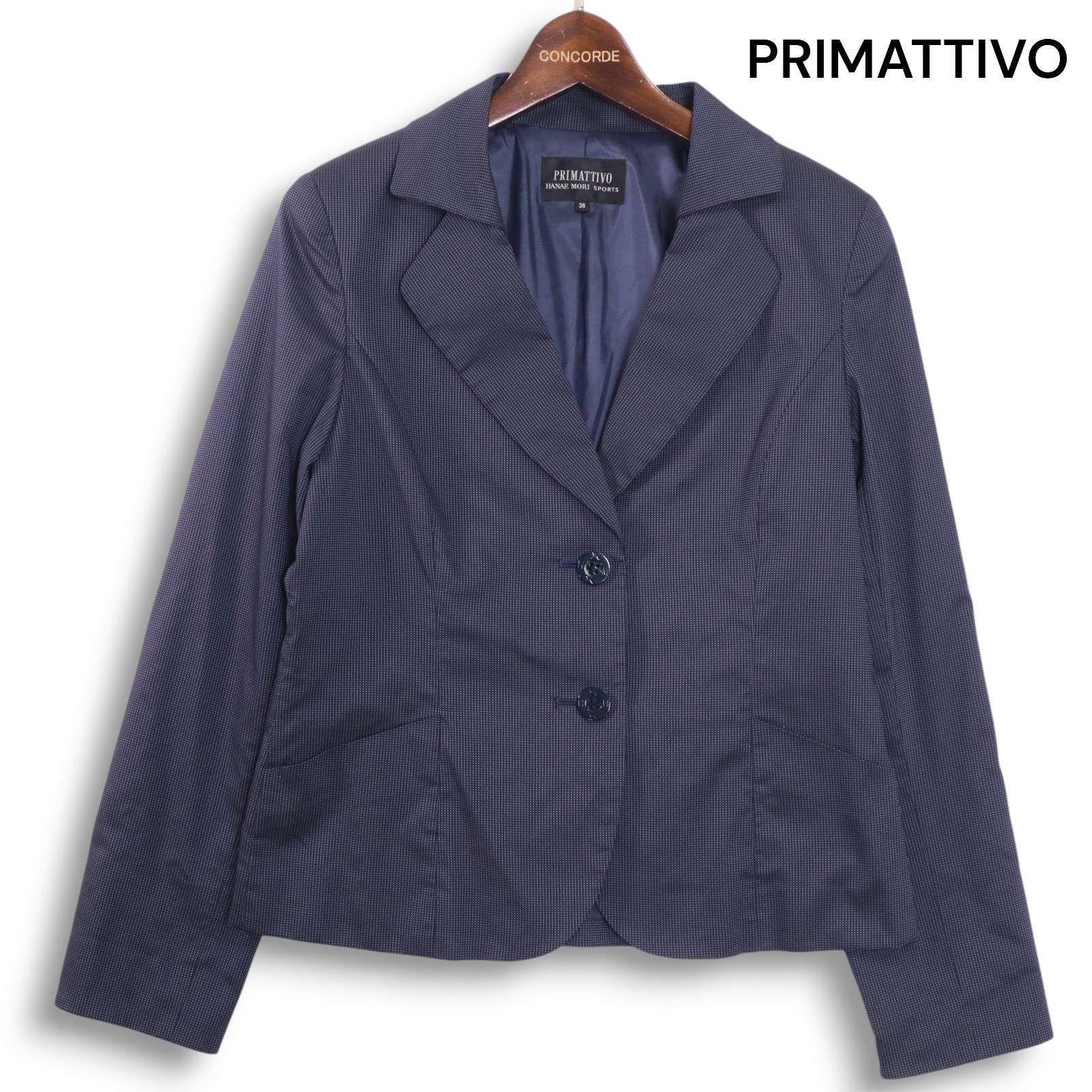 新品】 PRIMATTIVO HANAE MORI SPORTS ハナエモリ 通年 ストライプ 