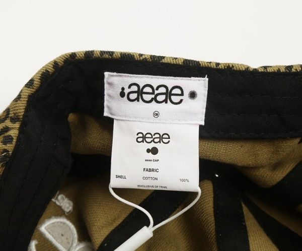 在庫あり ◇24FW AEAE WEB LOGO LEOPARD CAP/2色◇ - メルカリ