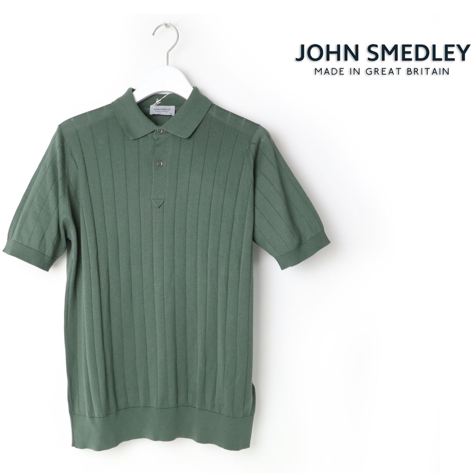新品 JOHN SMEDLEY ジョンスメドレー Leeshaw シーアイランド コットン 