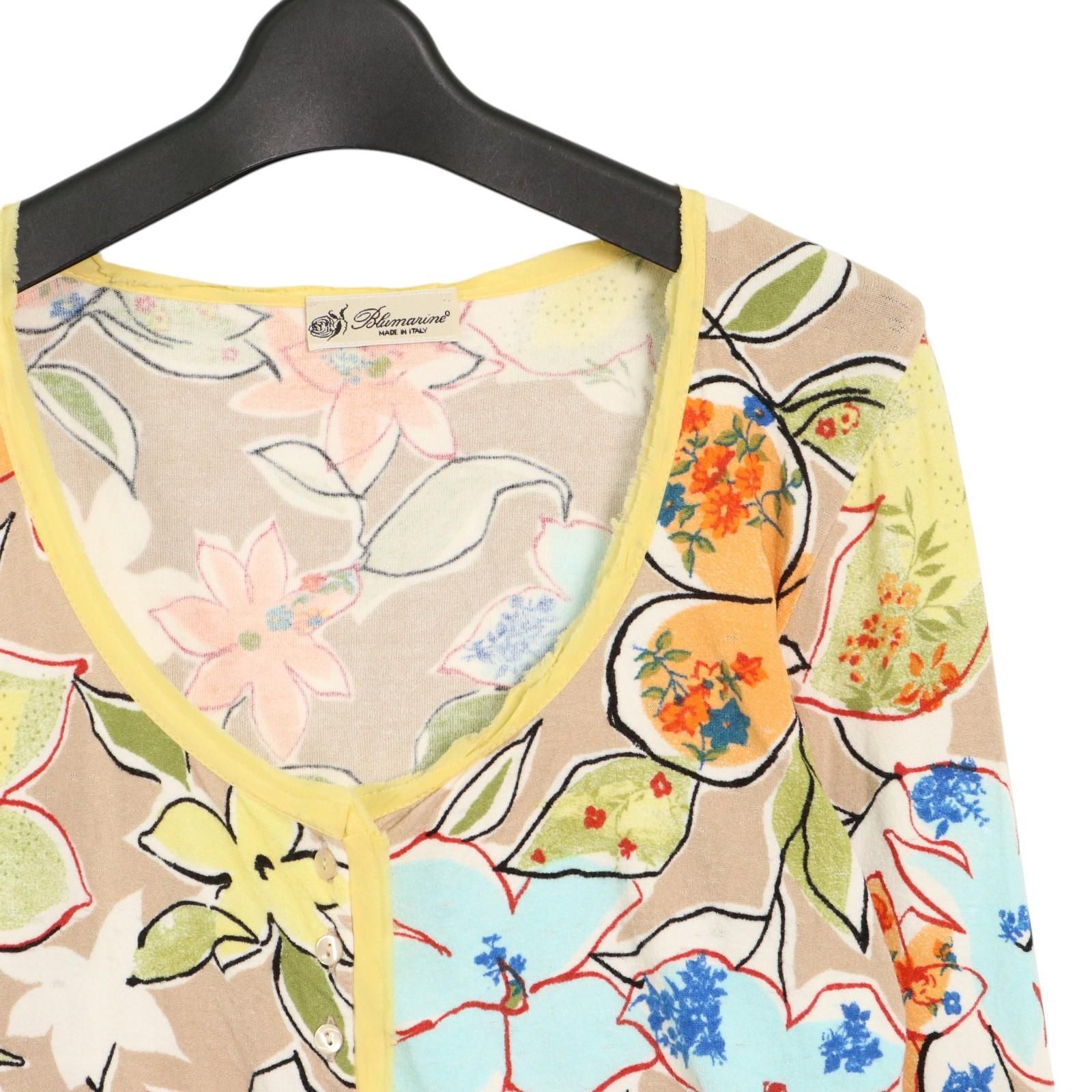 美品　Blumarine ブルマリン　カットソー　カーディガン　派手 Blumarine ブルマリン カーディガン＊ - メルカリ