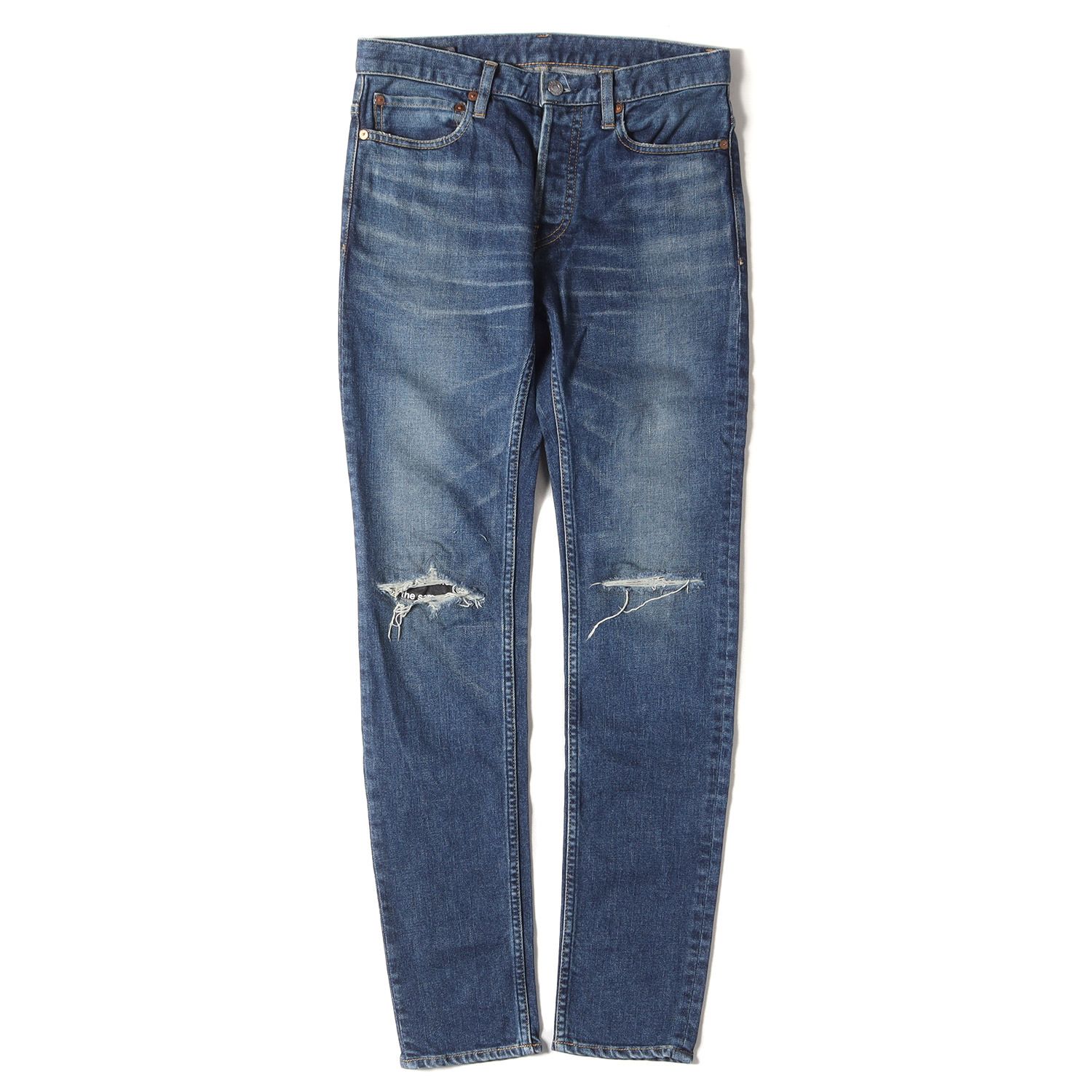 MINEDENIM マインデニム パンツ サイズ:6 USED加工 スーパースリム 