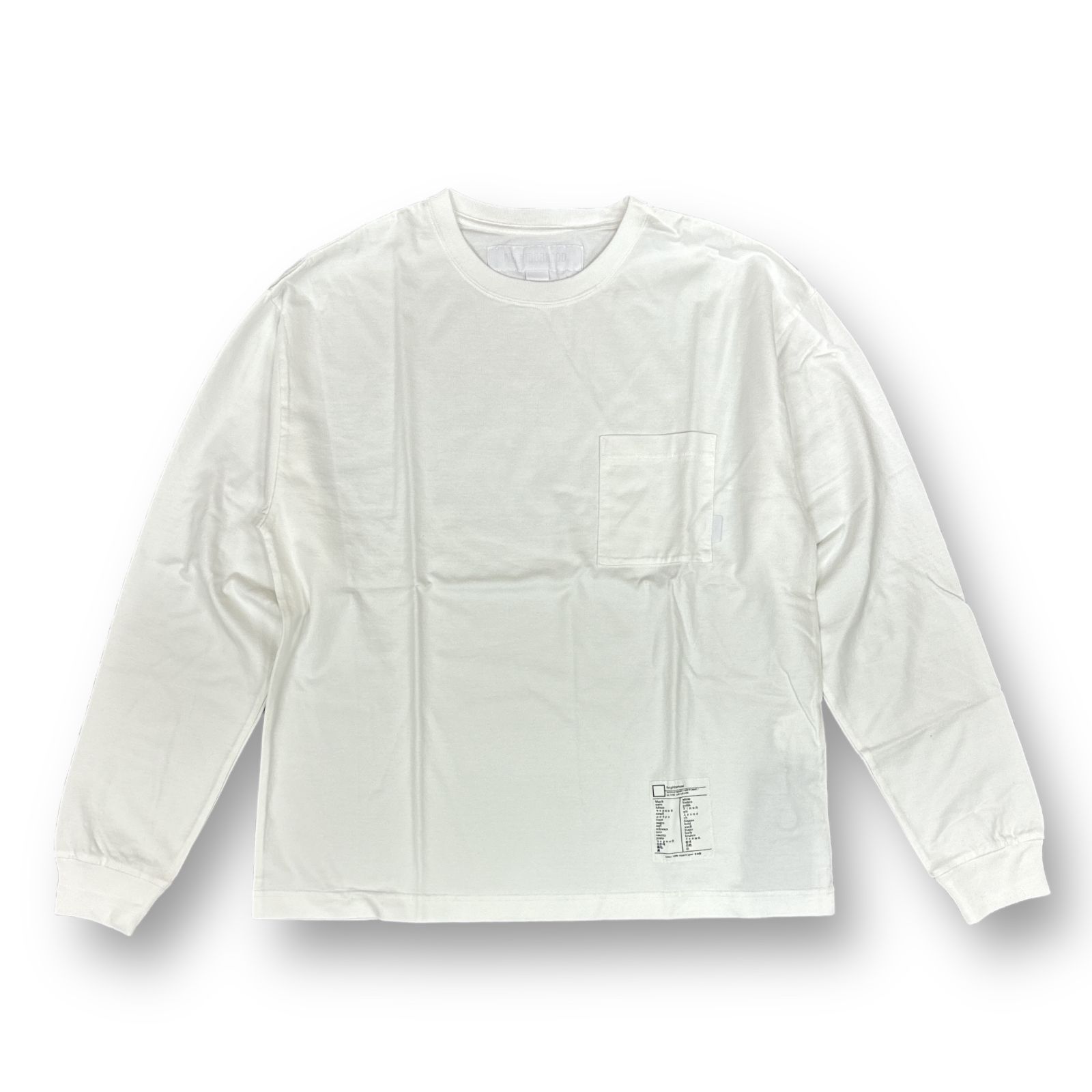 新品 NEIGHBORHOOD 24SS BW . CREWNECK LS ポケット クルーネック 