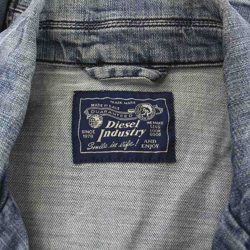 ディーゼル DIESEL DE-LUPUS ライダースジャケット デニム Gジャン 